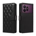 Samsung Galaxy S27 Pro Luxury tikattu lompakkokotelo - musta