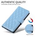 Samsung Galaxy S27 Pro Luxury tikattu lompakkokotelo - sininen