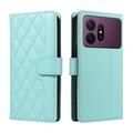 Samsung Galaxy S27 Pro Luxury tikattu lompakkokotelo - vihreä