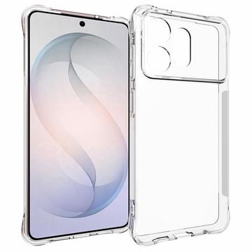 Samsung Galaxy S27 Pro Iskunkestävä silikonikotelo - Läpinäkyvä