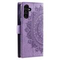 Samsung Galaxy S27+ Mandala -lompakkokotelo rannekkeella - violetti