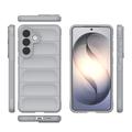 Samsung Galaxy S27+ Rugged TPU Suojakuori - Vaaleanharmaa