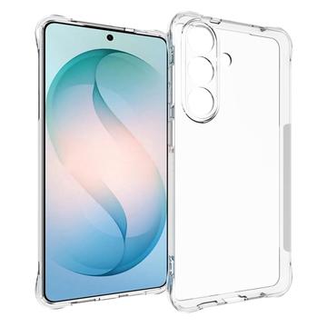 Samsung Galaxy S27+ Iskunkestävä silikonikotelo - Läpinäkyvä
