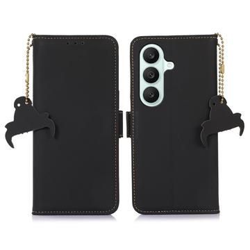 Samsung Galaxy S27+ lompakko nahkakotelo RFID - Musta