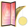 Samsung Galaxy Tab A11 Nestemäinen silikonikotelo - keltainen