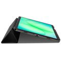Samsung Galaxy Tab A9+/A11+ Spigen Smart Fold Folio -kotelo - Musta