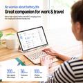 Samsung Galaxy Tab S11 Dux Ducis YK -sarjan Bluetooth-näppäimistökotelo - vaaleanpunainen