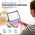 Samsung Galaxy Tab S11 Dux Ducis YK -sarjan Bluetooth-näppäimistökotelo - Violetti