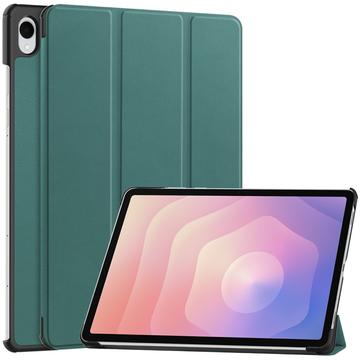Samsung Galaxy Tab S11 Tri-Fold Series Smart Folio -kotelo - Mustanvihreä