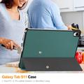 Samsung Galaxy Tab S11 Tri-Fold Series Smart Folio -kotelo - Mustanvihreä
