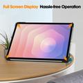 Samsung Galaxy Tab S11 Tri-Fold Series Smart Folio -kotelo - Valkoinen Kukat