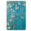 Samsung Galaxy Tab S11 Tri-Fold Series Smart Folio -kotelo - Valkoinen Kukat