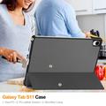 Samsung Galaxy Tab S11 Tri-Fold Series Smart Folio -kotelo - harmaa