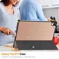 Samsung Galaxy Tab S11 Tri-Fold Series Smart Folio -kotelo - ruusukultainen