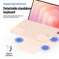 Samsung Galaxy Tab S12 Ultra Dux Ducis YK -sarjan Bluetooth-näppäimistökotelo - vaaleanpunainen
