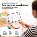 Samsung Galaxy Tab S12 Ultra Dux Ducis YK -sarjan Bluetooth-näppäimistökotelo - vaaleanpunainen