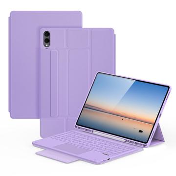Samsung Galaxy Tab S12 Ultra Dux Ducis YK -sarjan Bluetooth-näppäimistökotelo - Violetti