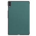 Samsung Galaxy Tab S12 Ultra Tri-Fold Series Smart Folio -kotelo - Mustanvihreä