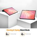 Samsung Galaxy Tab S12 Ultra Tri-Fold Series Smart Folio -kotelo - tummansininen
