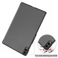Samsung Galaxy Tab S12 Ultra Tri-Fold Series Smart Folio -kotelo - harmaa