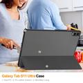 Samsung Galaxy Tab S12 Ultra Tri-Fold Series Smart Folio -kotelo - harmaa