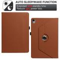Samsung Galaxy Tab S12+ 360 Rotary Folio kotelo - ruskea
