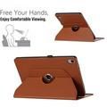 Samsung Galaxy Tab S12+ 360 Rotary Folio kotelo - ruskea