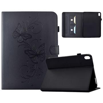 Samsung Galaxy Tab S12+ Butterfly Smart Folio -kotelo korttipaikoilla - musta