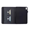Samsung Galaxy Tab S12+ Butterfly Smart Folio -kotelo korttipaikoilla - musta
