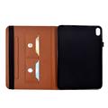 Samsung Galaxy Tab S12+ Butterfly Smart Folio -kotelo korttipaikoilla - ruskea