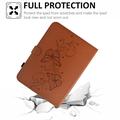 Samsung Galaxy Tab S12+ Butterfly Smart Folio -kotelo korttipaikoilla - ruskea