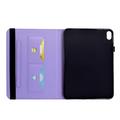 Samsung Galaxy Tab S12+ Butterfly Smart Folio -kotelo korttipaikoilla - violetti