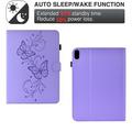 Samsung Galaxy Tab S12+ Butterfly Smart Folio -kotelo korttipaikoilla - violetti