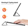 Samsung Galaxy Tab S12+ Dux Ducis Domo Tri-Fold Smart Lompakkokotelo - Musta