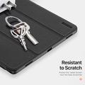 Samsung Galaxy Tab S12+ Dux Ducis Domo Tri-Fold Smart Lompakkokotelo - Musta