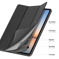 Samsung Galaxy Tab S12+ Dux Ducis Domo Tri-Fold Smart Lompakkokotelo - Musta