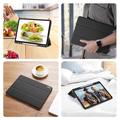 Samsung Galaxy Tab S12+ Dux Ducis Domo Tri-Fold Smart Lompakkokotelo - Musta