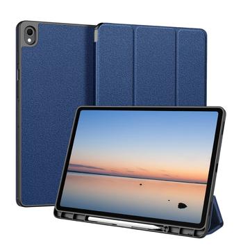 Samsung Galaxy Tab S12+ Dux Ducis Domo Tri-Fold Smart Lompakkokotelo - Sininen