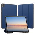 Samsung Galaxy Tab S12+ Dux Ducis Domo Tri-Fold Smart Lompakkokotelo - Sininen
