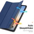 Samsung Galaxy Tab S12+ Dux Ducis Domo Tri-Fold Smart Lompakkokotelo - Sininen