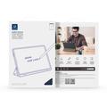 Samsung Galaxy Tab S12+ Dux Ducis Domo Tri-Fold Smart Lompakkokotelo - Sininen