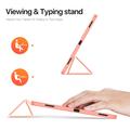 Samsung Galaxy Tab S12+ Dux Ducis Domo Tri-Fold Smart Lompakkokotelo - Pinkki