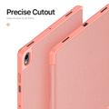 Samsung Galaxy Tab S12+ Dux Ducis Domo Tri-Fold Smart Lompakkokotelo - Pinkki