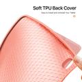 Samsung Galaxy Tab S12+ Dux Ducis Domo Tri-Fold Smart Lompakkokotelo - Pinkki