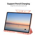 Samsung Galaxy Tab S12+ Dux Ducis Domo Tri-Fold Smart Lompakkokotelo - Pinkki