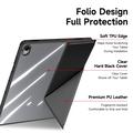 Samsung Galaxy Tab S12+ Dux Ducis Magi Irrotettava 2-in-1 Folio kotelo - Musta