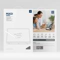 Samsung Galaxy Tab S12+ Dux Ducis Magi Irrotettava 2-in-1 Folio kotelo - Harmaa
