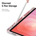 Samsung Galaxy Tab S12+ Dux Ducis Magi Irrotettava 2-in-1 Folio kotelo - Pinkki