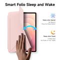 Samsung Galaxy Tab S12+ Dux Ducis Magi Irrotettava 2-in-1 Folio kotelo - Pinkki