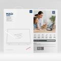 Samsung Galaxy Tab S12+ Dux Ducis Magi Irrotettava 2-in-1 Folio kotelo - Pinkki
